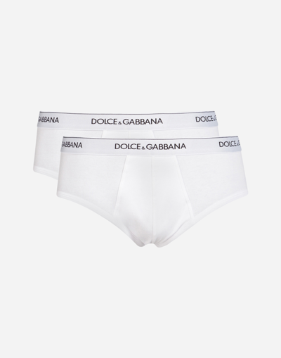 Dolce & Gabbana Stretch Cotton Brando Briefs Two-pack
