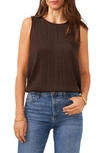 VINCE CAMUTO PLEATED SLEEVELESS TOP