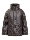 Barbour Black Down Jacket In Black