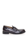 COLLEGE COLLEGE LEATHER MOCCASIN