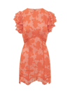De La Vali Floral-print Dress In Pink