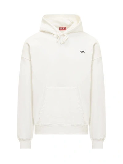 Diesel S-rob-doval-pj Hoodie In White