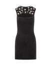 Dsquared2 Crystal-embellished Sleeveless-dress In Black