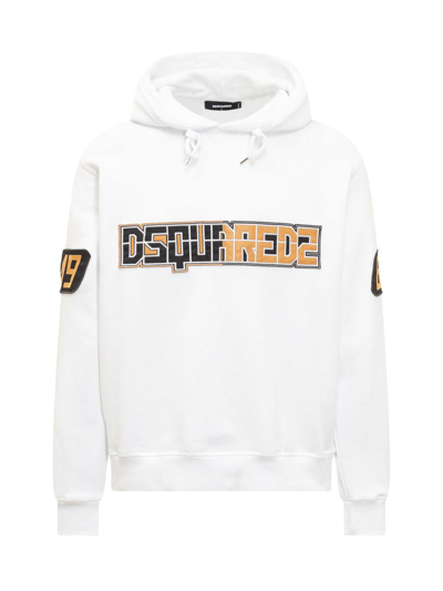 Dsquared2 Hoodie With Logo In White