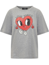 Dsquared2 T-shirt With Print In Grey