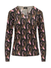 Etro All-over Paisley Patterned V-neck Sweater In Black