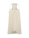 Isabel Marant Racky Silk Mini Dress In White