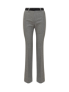 L'autre Chose Pantaloni Con Spacchi In Grey