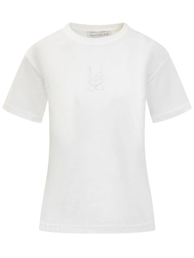 Ludovic De Saint Sernin Crystal T-shirt In White
