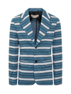 Marni Single Breasted Blazer In Blue