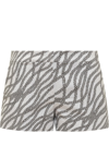Michael Michael Kors Chain-print Cotton Shorts In White