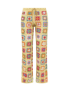 Mixik Embroidery Trousers In Yellow