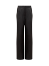 Msgm Palazzo Trousers In Black
