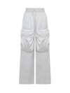 Off-white Duchesse Cargo Trousers In White