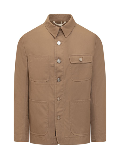 The Seafarer Morrison Jacket In Brown