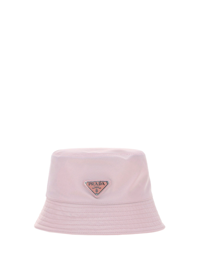 Prada Cappello A Secchiello In Pink