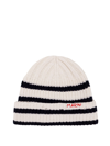 Marni Off-white Striped Beanie