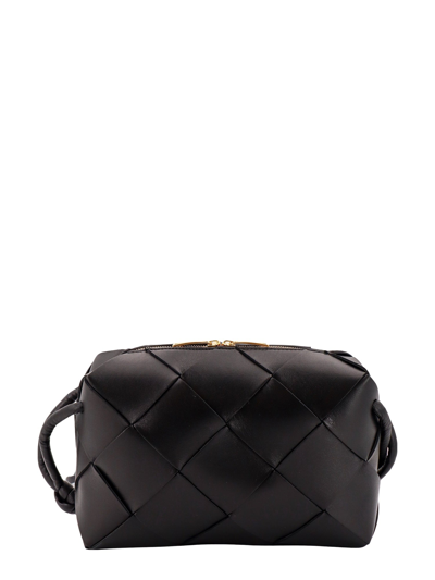 Bottega Veneta Leather Shoulder Bag In Black