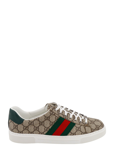 Gucci Sneakers In Brown