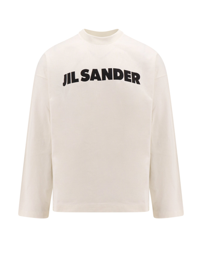 Jil Sander T-shirt In Bianco