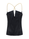 Ferragamo Women Satin Sleeveless Top