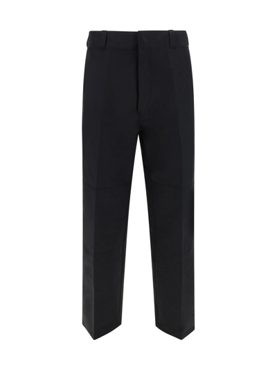 Prada Pinwale Corduroy Trousers In Black