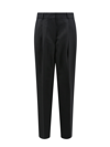 Totême Toteme Women Trouser With Double Pince In Black
