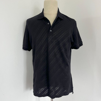 Pre-owned Givenchy Black Tonal Logo Print For Men