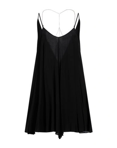 Patrizia Pepe Woman Mini Dress Black Size 8 Viscose