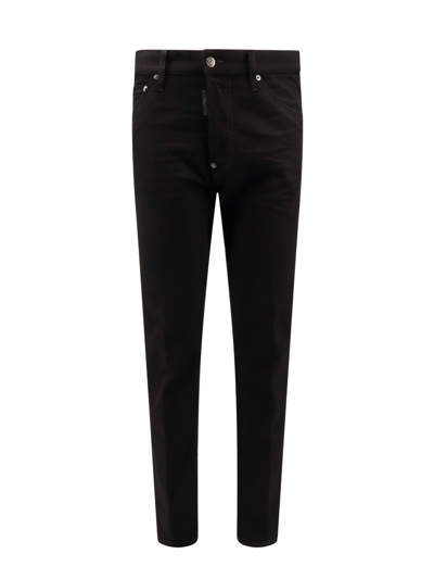 DSQUARED2 COTTON TROUSER WITH BACK LOGO PATCH