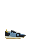 Philippe Model Sneakers Suede Blue Steel Blue In Blue