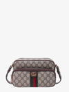 GUCCI GUCCI MAN OPHIDIA MAN BROWN SHOULDER BAGS