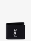 Saint Laurent Man Wallet Man Black Wallets In Black
