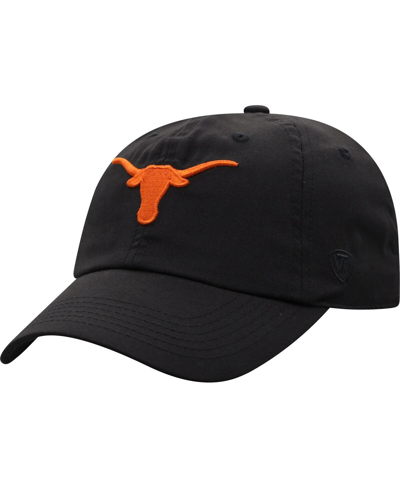 Top Of The World Men's  Black Texas Longhorns Staple Adjustable Hat