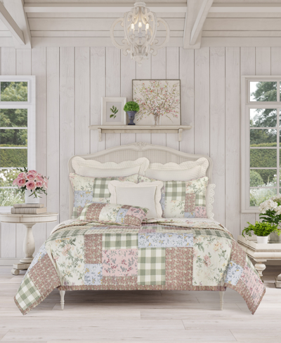 Piper & Wright Eloise Reversible Quilt, Full/queen In Dusty Rose