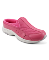 Easy Spirit Traveltime Slip-on Sneaker In Hot Pink Mesh- Leather,textile