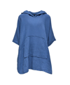 Snapper Rock Denim Blue Beach Poncho In Blue
