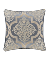J Queen New York San Marino Decorative Pillow, 20" X 20" In Powder Blue
