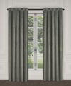 J Queen New York Townsend Window Panel 50" X 96" In Charcoal