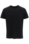 VALENTINO VALENTINO BLACK UNTITLED STUDDED T SHIRT