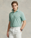 Polo Ralph Lauren Men's Cotton Custom Slim Fit Mesh Polo Shirt In Essex Green