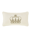 J QUEEN NEW YORK TOWNSEND CROWN BOUDOIR DECORATIVE PILLOW, 15" X 20"