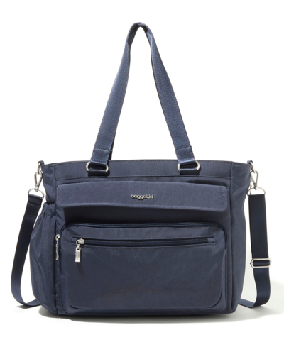 Baggallini Modern Laptop Tote In French Navy