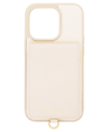 Anne Klein Women's Ivory Saffiano Leather Iphone 14 Pro Max Case In Ivory