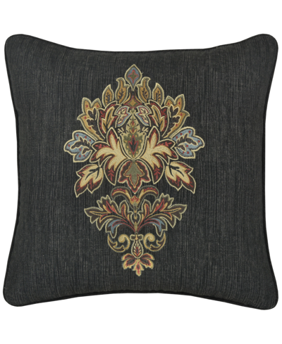 J Queen New York Michalina Decorative Pillow, 18" X 18" In Black