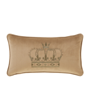 J QUEEN NEW YORK TOWNSEND CROWN BOUDOIR DECORATIVE PILLOW, 15" X 20"