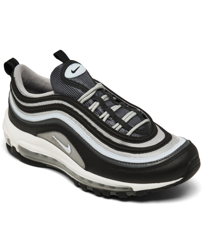 Nike Kids' Big Boys Air Max 97 Casual Sneakers From Finish Line In Black,gray,white,blue