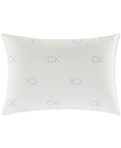 Calvin Klein Cooling Knit Pillow, King In Blue