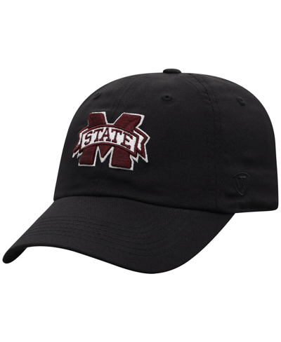 Top Of The World Men's  Black Mississippi State Bulldogs Staple Adjustable Hat