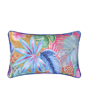 J BY J QUEEN HANALEI TROPICAL QUILTED DECORATIVE PILLOW, 12" X 20"